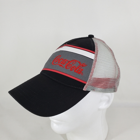 Coca-Cola Adjustable Mesh Trucker Hat K-Products Mesh Baseball Cap Advertising. - Picture 4 of 13